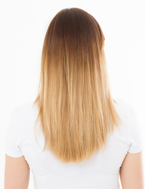 a beautiful light brown ombre