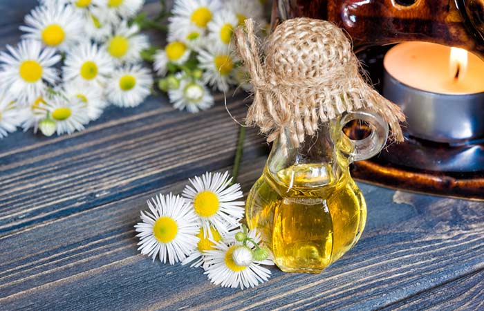 Chamomile oil to stop grinding teeth in your sleep