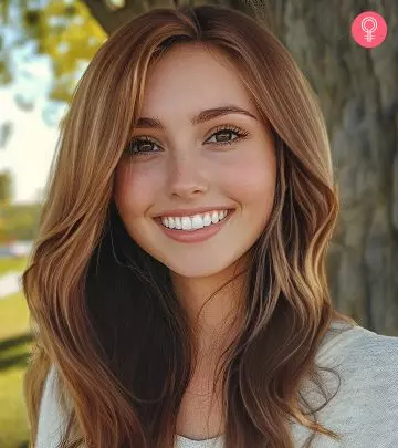 woman with Light Brown Hair Color