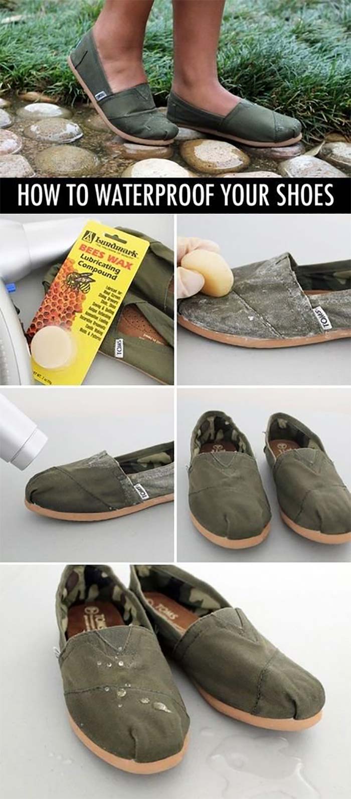 10. Apply Beeswax On Your Shoes To Waterproof Them 