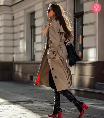 Layer your outfit with a timeless trench coat or an edgy leather jacket to turn heads.