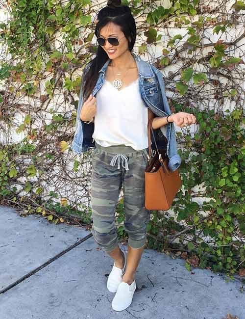 best tops to wear with joggers