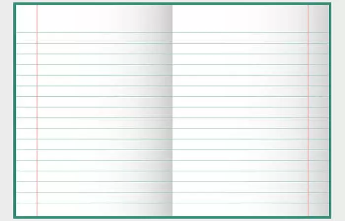 5. The Margins On Your Notebook