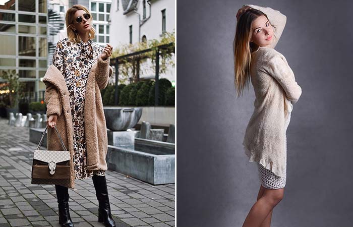 HBDesign Cute Imitation Wool Bowknot Girl Overcoat Dress Coat Outer Wear Winter