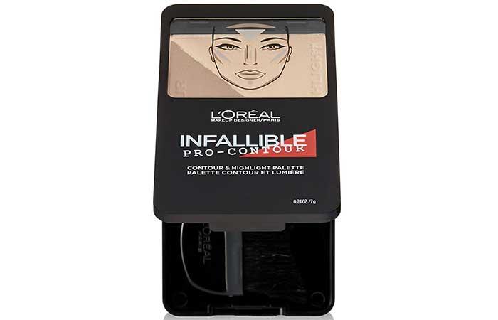 Лучшие Аптечные Контурные Комплекты - 6. L'Oreal Paris Cosmetics Infallible Pro Контурная Палитра