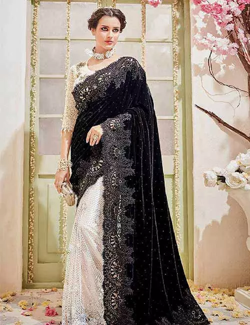 6. The Dazzling Embellished Saree