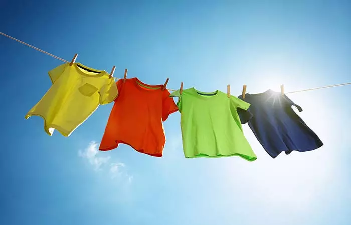 7. Don’t Dry Clothes In The Sun