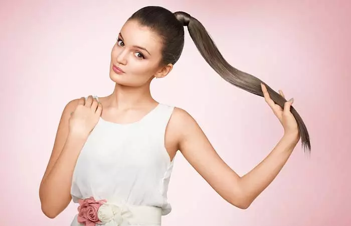 7. Persistent Wearing Of Buns & Ponytails Leads To Hair Loss