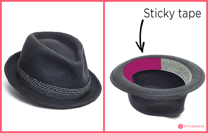 8. Prevent Makeup Transfers To Your Hat