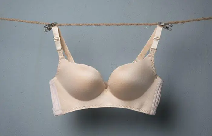 When she bought a bra from an online lingerie store,