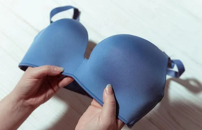  the instructions to wear your boob protector-cum-shaper