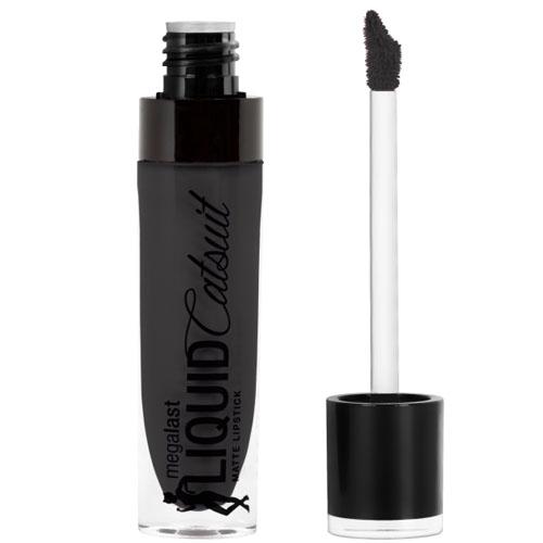 wet n wild Liquid Catsuit Matte Lipstick- Widows Peak Black