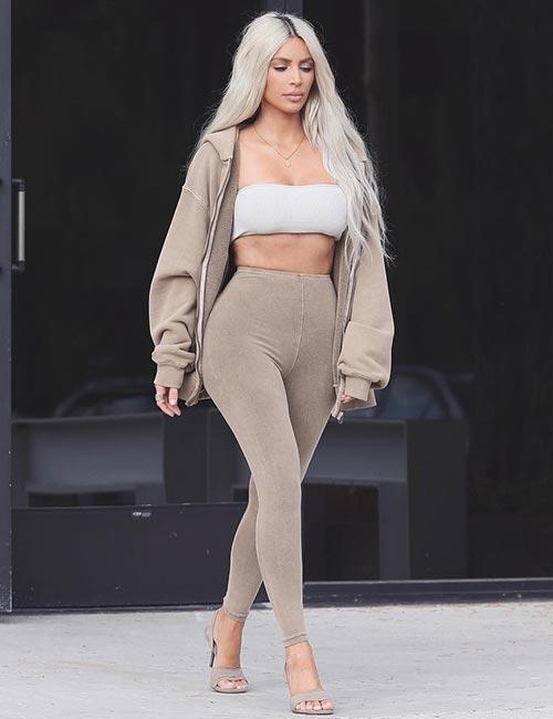 Kim Kardashian Wears Figure Flattering Style