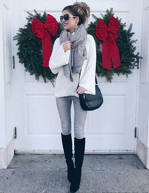 tall black boots outfit