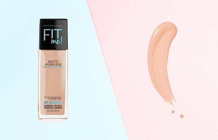 Maybelline Fit Me матовая и Беспористая основа оттенков-130 Buff бежевый