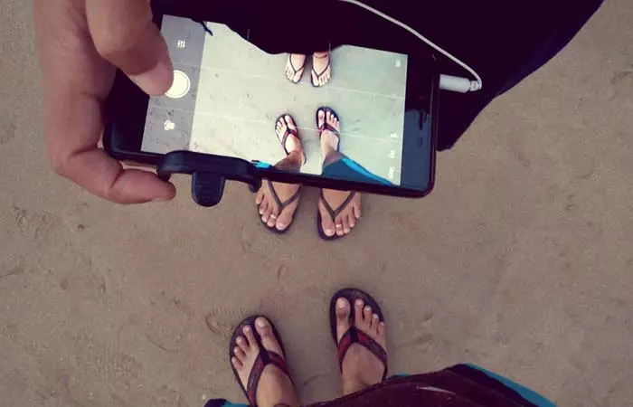 17. You have gazillions of pictures of each other.