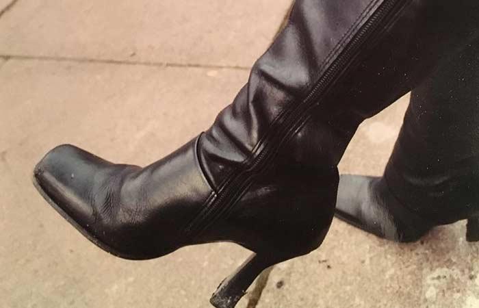 High heeled boots