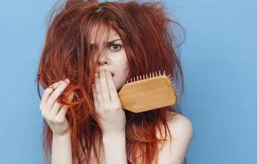 4. Using A Dirty Brush On Your Hair