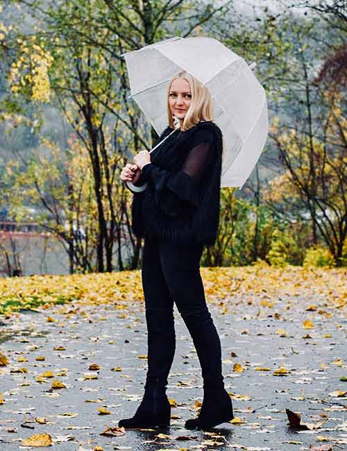 Style Knee High Boots - With Black Jeans And Top – Monochrome Look