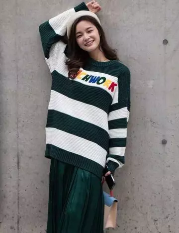 Look 5 of Korean clothing style