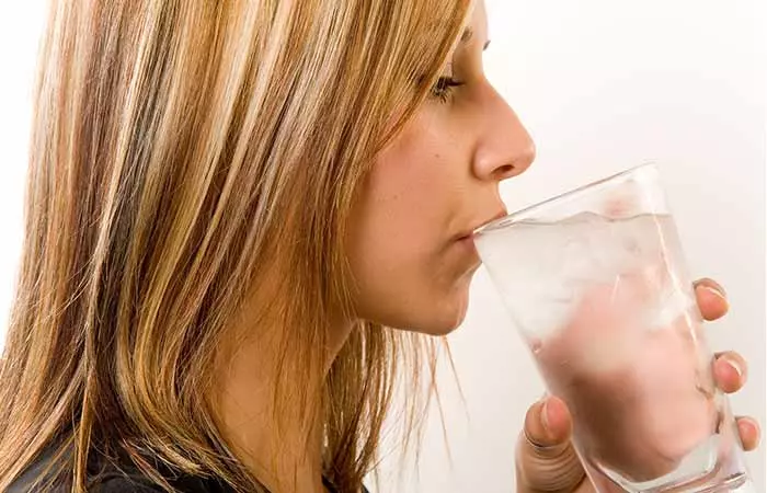 8. Drinking Cold Water