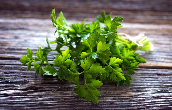 how to get periods faster - Parsley Leaves