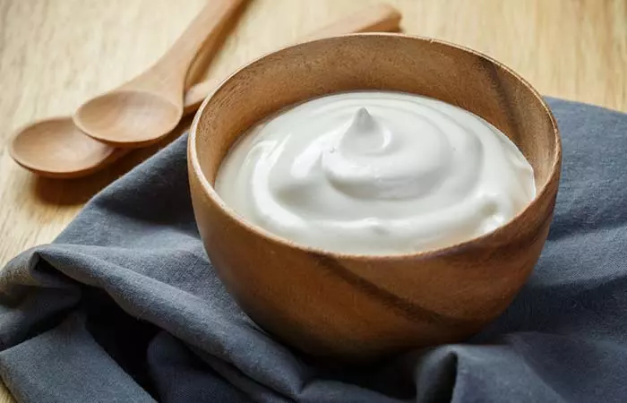 Yogurt for angular cheilitis