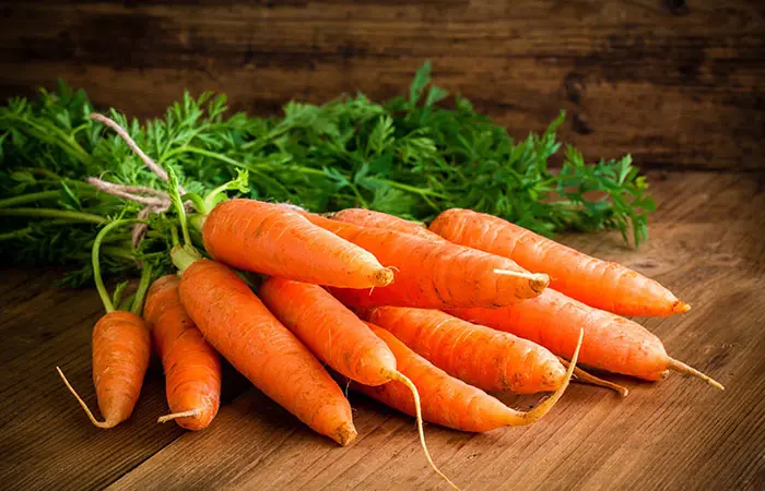 Get your period early by consuming carrots