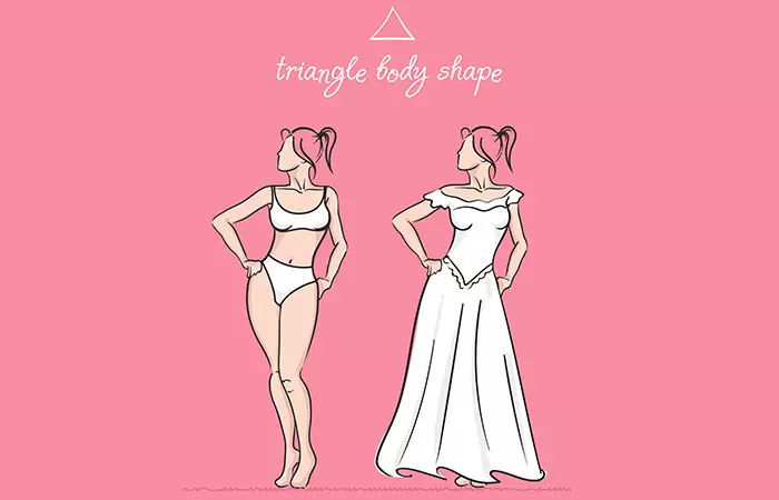 Dressing Guide For The Triangle Shape 