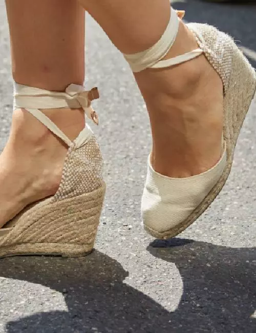 Espadrille heels