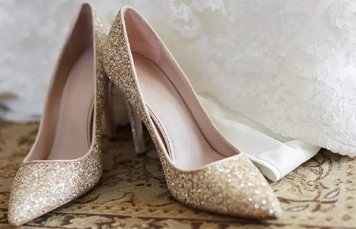 Glitter heels