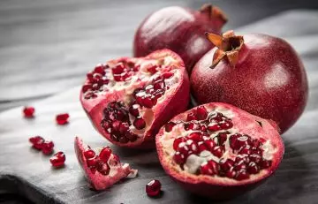 Consume pomegranate to induce early period