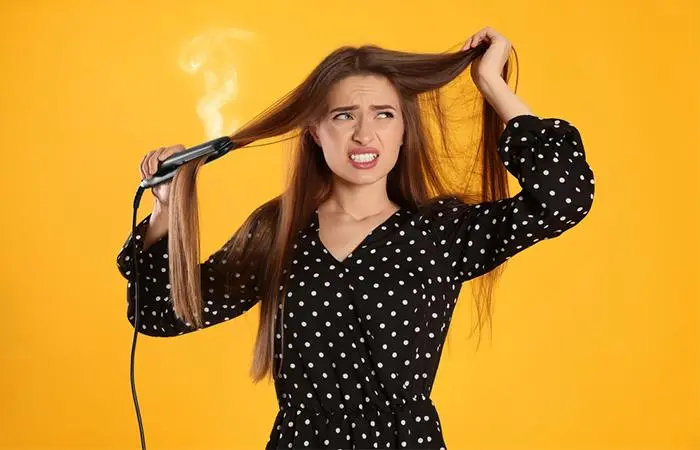 That smell of burnt hair