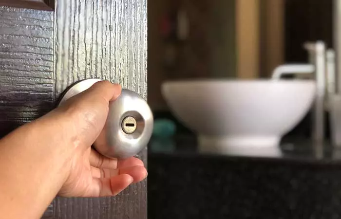 1. If there are guests visiting your house