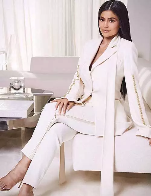 Best Kylie Jenner outfit in a pant suit