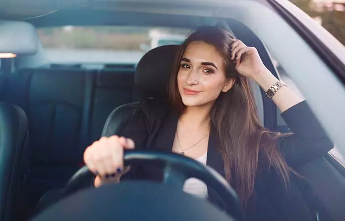 19. If a lady owns a car her boyfriend does not need to pick her up.