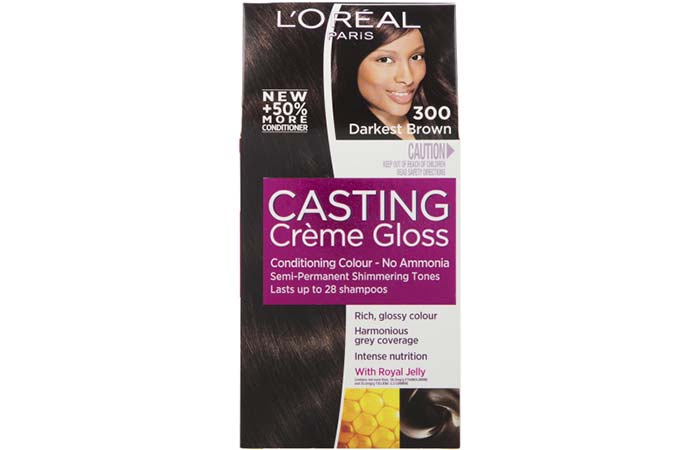 L’Oreal Paris Casting Creme Gloss Hair Color - 300 Darkest Brown