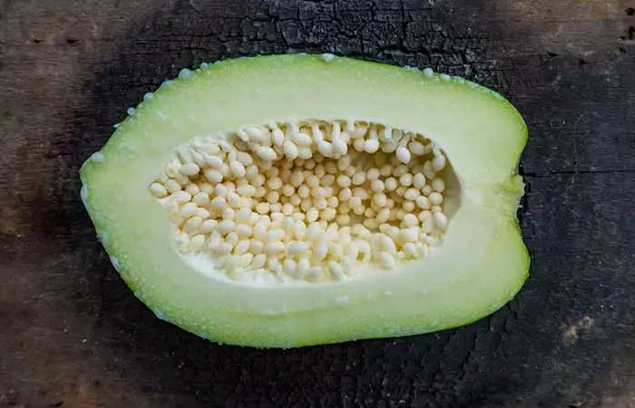 4. Unripe Papaya And Turmeric