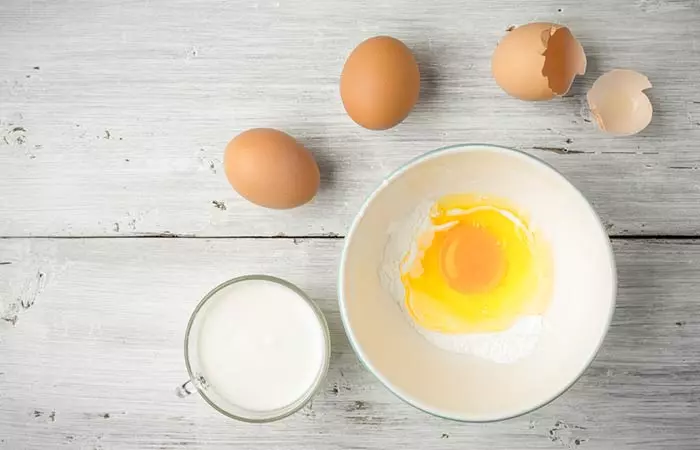 5. Cornstarch With Egg