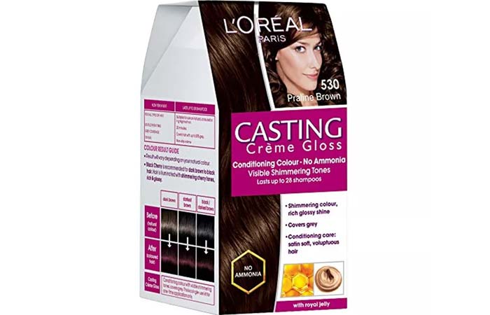 L’Oreal Paris Casting Creme Gloss Hair Color - 530 Praline Brown