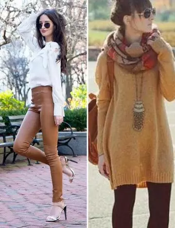Colors that go with brown leggings