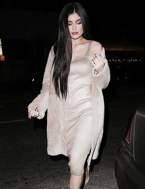 Best Kylie Jenner outfit in a sequin dress