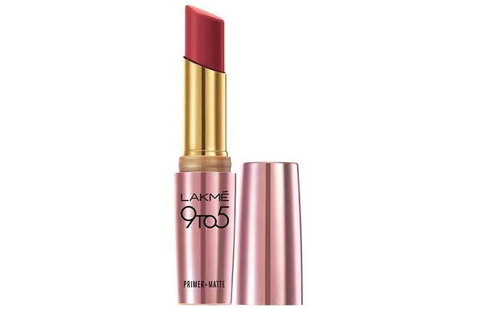 Lakme 9 To 5 Primer And Matte Lip Color Shades - Berry Base