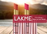 Lakme 9 To 5 Primer + Matte Lip Color Review: Shades And Benefits