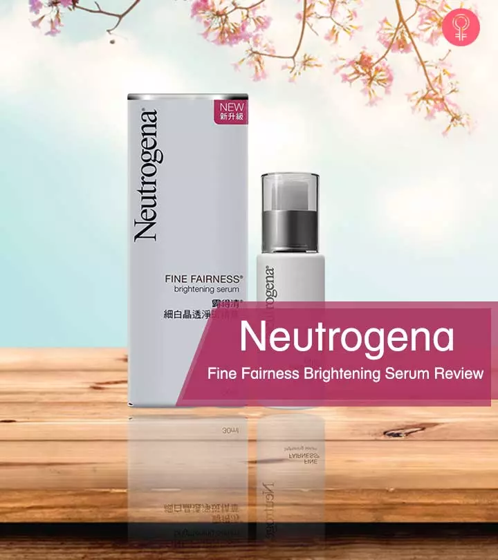 Neutrogena Fine Fairness Brightening Serum Review