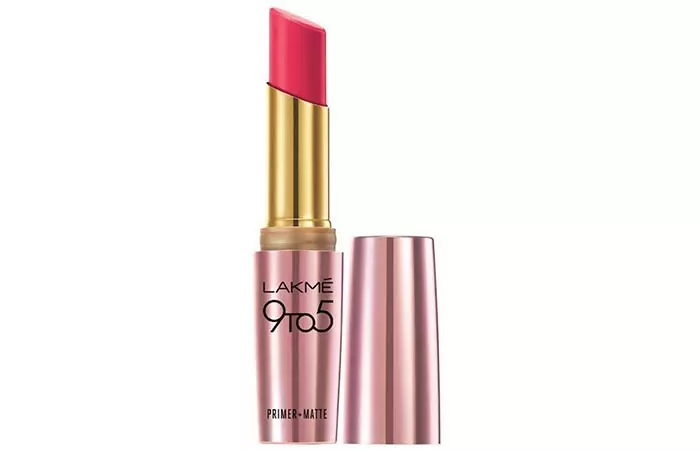 Lakme 9 To 5 Primer And Matte Lip Color Shades - Pink Perfect