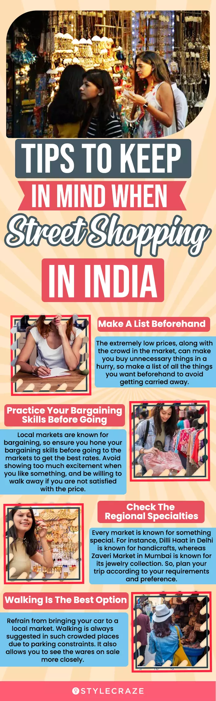 tips to keep in mind when street shopping in india (infographic)