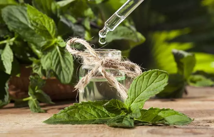 Peppermint oil to fix pinched nerve in the neck