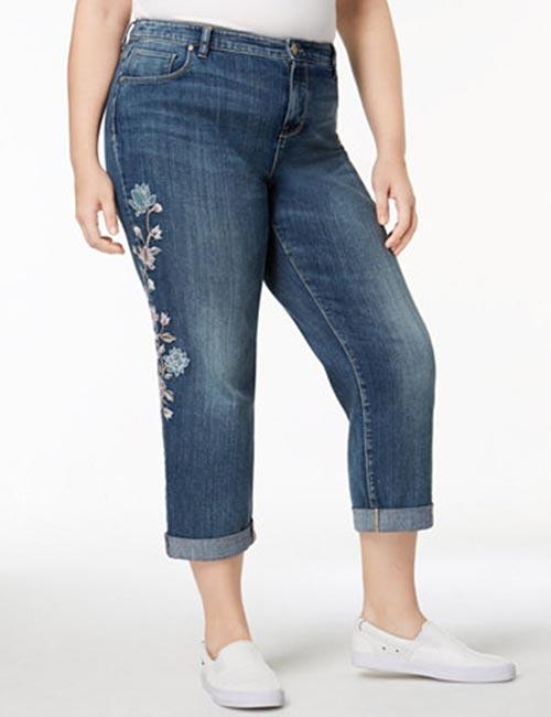 boyfriend jeans for curvy ladies