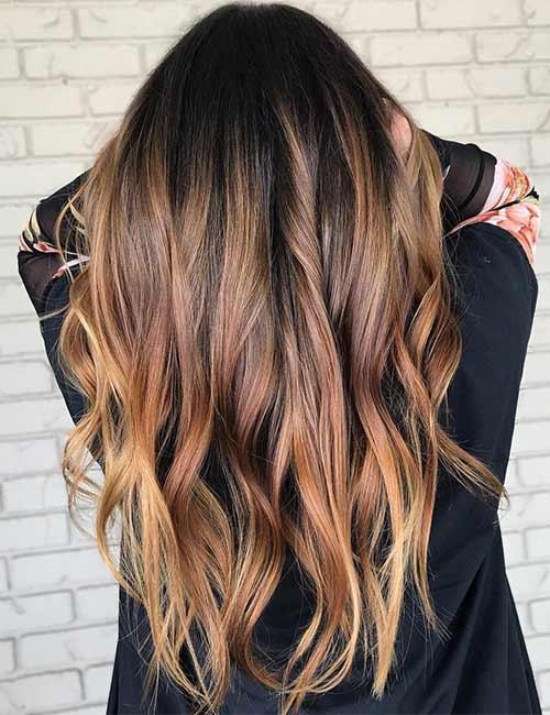 30 melhores tons de cabelo castanho - cor de cabelo castanho dourado